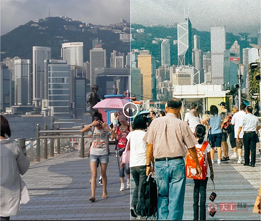 王家卫风格港风暖系怀旧复古Lightroom调色预设 天工07号