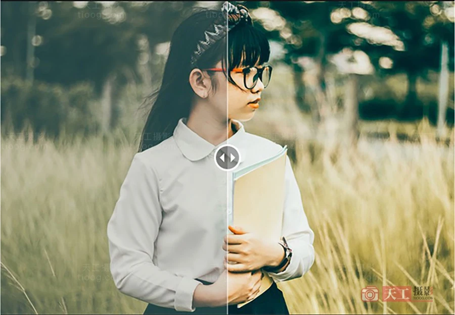 王家卫风格港风暖系怀旧复古Lightroom调色预设 天工07号