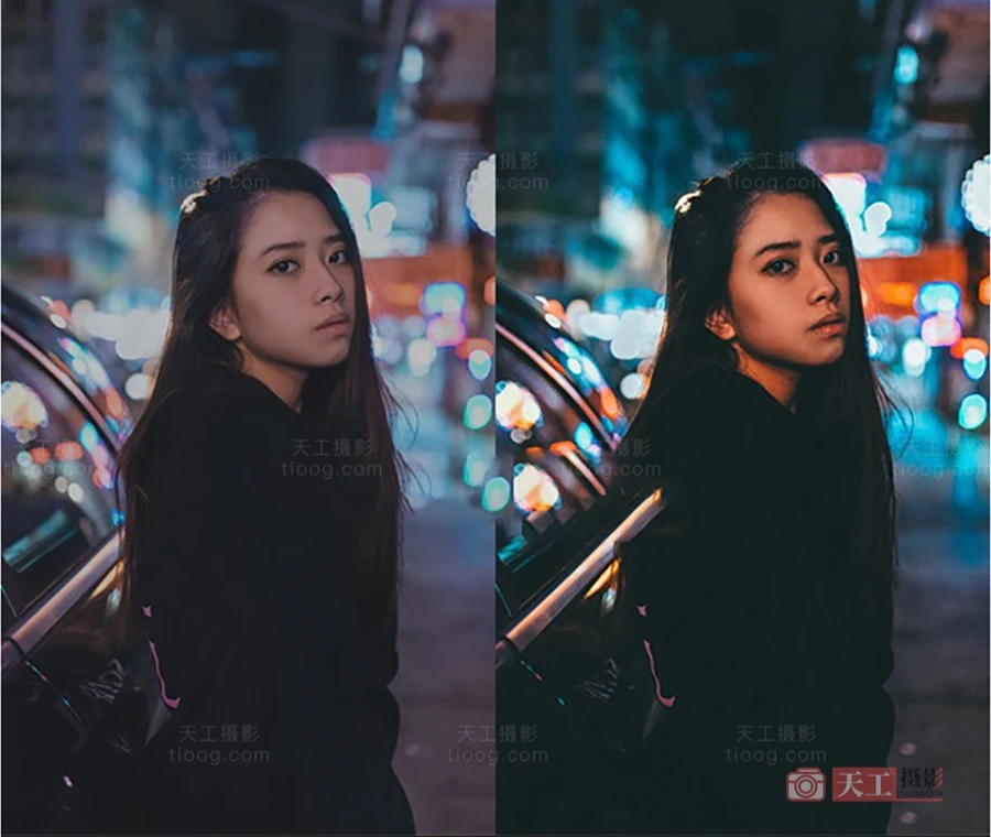 王家卫风格港风暖系怀旧复古Lightroom调色预设 天工07号