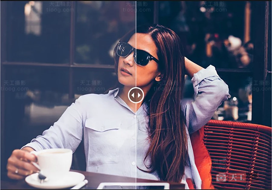 王家卫风格港风暖系怀旧复古Lightroom调色预设 天工07号