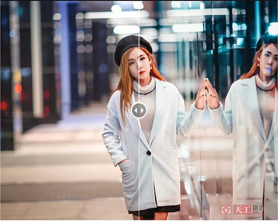 王家卫风格港风暖系怀旧复古Lightroom调色预设 天工07号