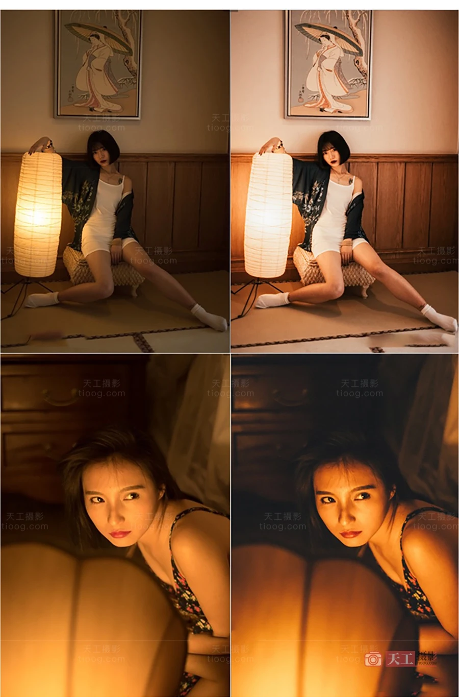 王家卫风格港风暖系怀旧复古Lightroom调色预设 天工07号