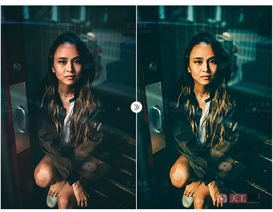 王家卫风格港风暖系怀旧复古Lightroom调色预设 天工07号