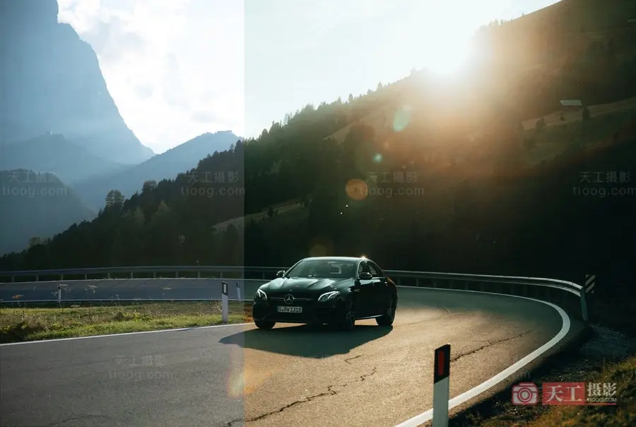 秋季风光航拍Lightroom调色预设 天工08号预设