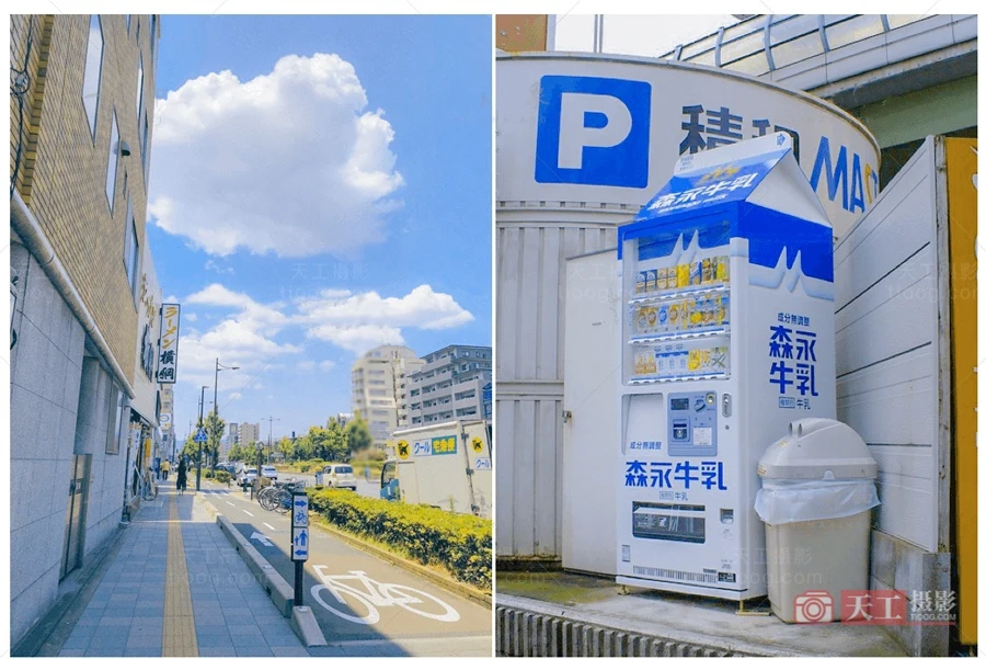 清新日系黄调城市街头拍摄 天工17号预设 4款 [XMP+DNG]