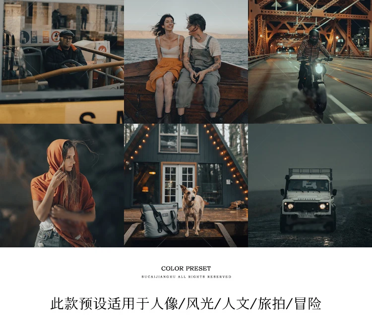 15款LR预设 油管大神Shortstache莫兰迪灰调电影质感lightroom调色 [XMP+DNG]