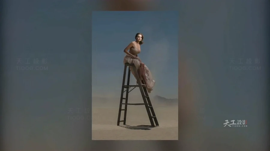 摄影师Jerry Ghionis 时尚人像拍摄系列:干枯湖Alexa摆姿布光教程-中英字幕