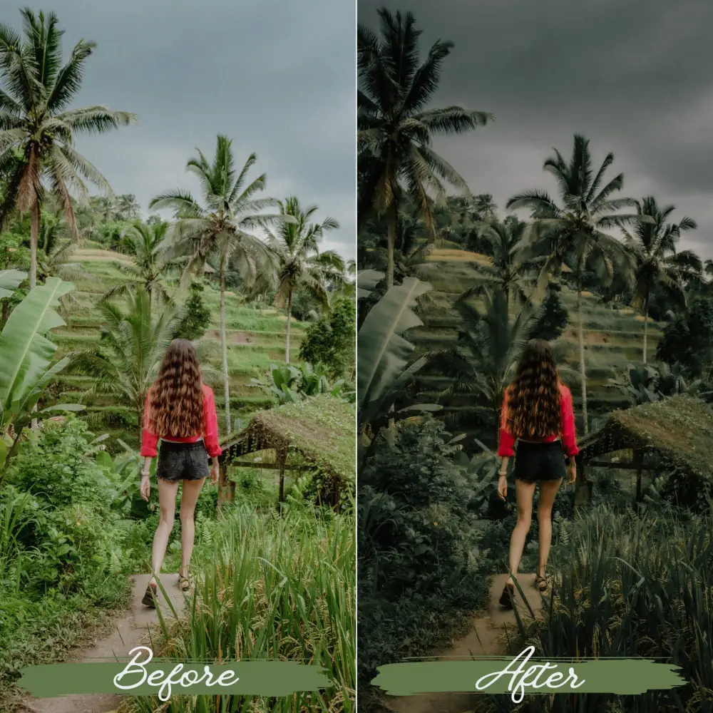 价值$25 柔和绿色调电影人像滤镜 Soft Green Lightroom 调色预设 [10款/xmp+dng]