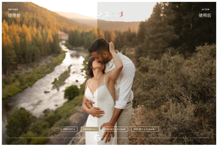 价值$115美元 暖色调全新电影婚礼预设包 G-PRESETS PACK 03 MARK II [54款/xmp]