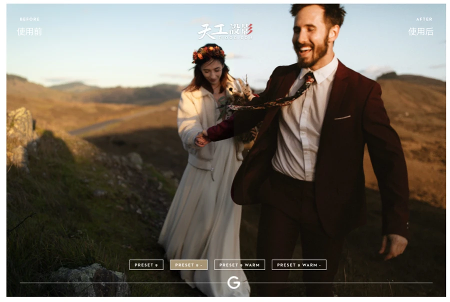 价值$115美元 暖色调全新电影婚礼预设包 G-PRESETS PACK 03 MARK II [54款/xmp]